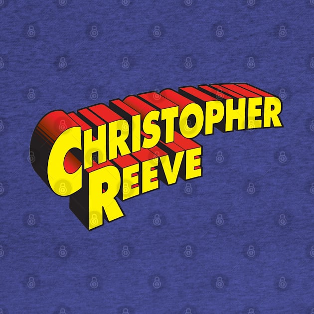 Christopher Reeve Word Logo 1 by CapedWonder Treasures